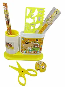 FunBlast Stationary Kit - Stationary Set for Kids, Return Gift for Kids, Boys, Girls - Yellow