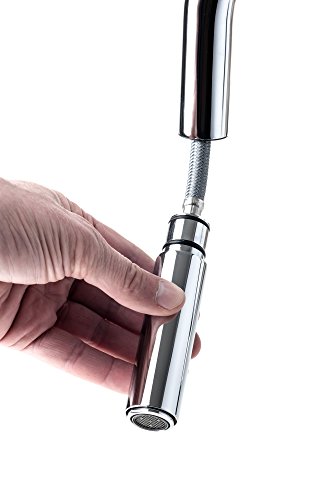 AWA – FLEAKER – Küchenarmatur – Spültischarmatur mit Geschirrbrause – Chrom - 4