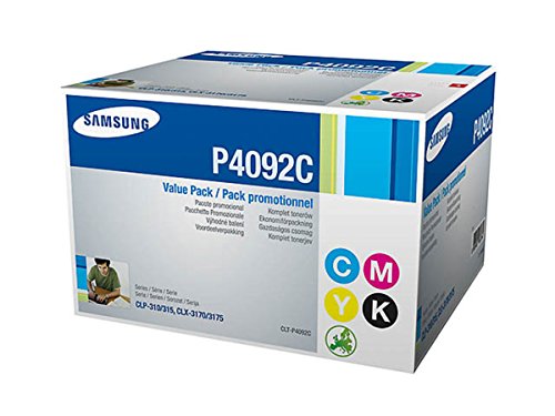 Samsung CLX-3175 (P4092C / CLT-P 4092 C/ELS) - original - Toner MultiPack (schwarz, cyan, magenta, gelb) - 4.500 Seiten