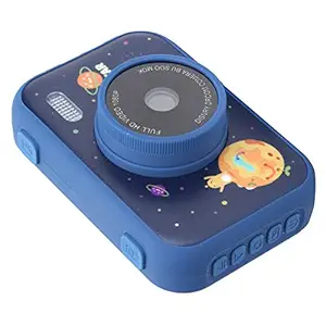 Digital Video Camera Toys, Eye Protection Screen Video Camera, Video Recording Fast Charging 3.5 Inch LCD Taking Photos for Girls Kids(Navy Blue)