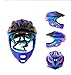 Produktbild 14-Loch-Ventilationkinder Fahrradhelm Motorrad Vollgesichts Helm Kind Schutzausrüstung Sport Schutzausrüstung Reiten Skaten,Purple