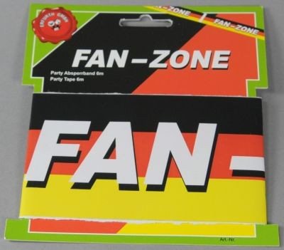«Party Band", "FAN ZONE" ", 6 m, les couleurs Allemagne"