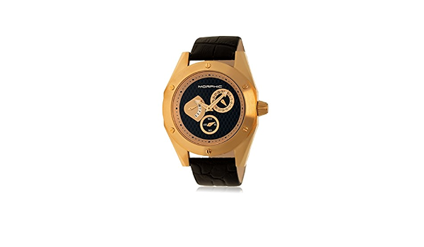 Morphic Orologio con Movimento al Quarzo Giapponese M46 45 mm : Amazon.it:  Orologi