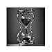 Produktbild HENG Sanduhr, Metall Retro Design Sanduhr, 30 Minuten Kreative Dekoration Home Decor Timer, 30 Minuten Schwarz Toy Home Office Table Decoration Gift (Color : Black, Edition : 30 Minutes)