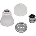 Electronic Spices Raw Material for Led Bulb and Led Housing Comes with Nickel B22 holder, Plastic Cap, Aluminum Housing And Aluminum Plate - PACK OF 10