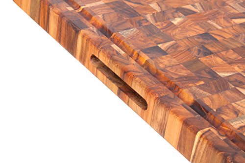 teakhaus th333 Schneidebrett, Holz 61 x 46 x 3,8 cm, mehrfarbig - 2