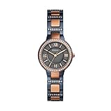 Fossil Damen Quarz Uhr mit Edelstahl Armband ES4298