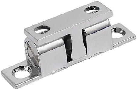 DealMux Cabinet Dresser Door 40mm Long Zinc Alloy Double Ball Roller Catch Silver Tone