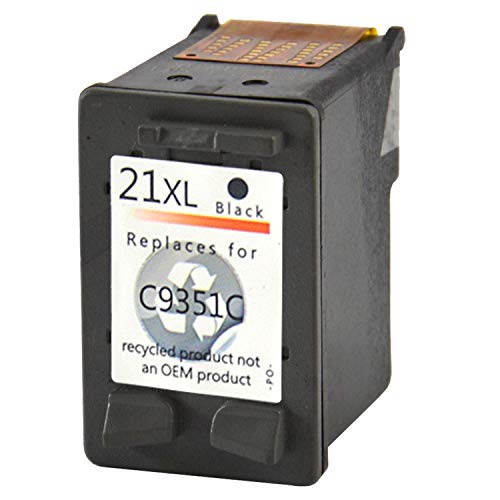 Tinta Bubprint patrón de impresión compatible para HP21XL, color negro