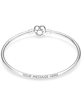 Pandora Damen-Armreif mit Herz-Verschluss 596268