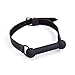 Produktbild Babysbreath Leder Soft Bone Shaped Gag Bondage Fesseln Mund Gag Sex Spielzeug für Paar schwarz