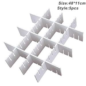 ieenay Verstellbare Schrank-Schubladenteiler Trennwand Aufbewahrung