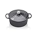 Produktbild Le Creuset Gusseisen Bräter Signature, rund, 24 cm, midnight grey