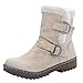 Produktbild MYMYG Damen Classics Schneestiefel Warme Plüsch Gefüttert Winterstiefel Frauen Schnalle Warme Schuhe Pelz Snow Boots Short Bootie Keep Warm Schuhe Schneeschuhe