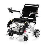 Motion Healthcare Foldalite Pro Power Wheelchair - New SPEC Lightweight and Durable - Electric Power Mobility Chair for Adults