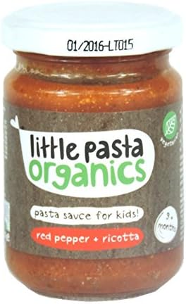 Little Pasta Organics Free From Red Pepper &amp; Ricotta Pasta Sauce 130g