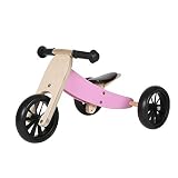 Lauflernrad / Laufrad – Holz 4 in 1 smartbike – rosa – ab 1 Jahre - 2