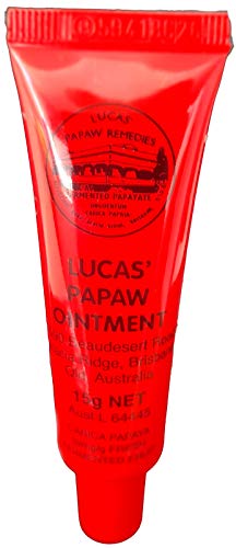 Lucas Papaw ungüento con aplicador de labios - mejor tratamiento para labios, menores quemaduras, quemaduras, cortes, picaduras de insectos y pañales erupción - Paw Paw crema