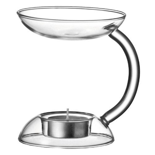 Preisvergleich Produktbild Leonardo Aroma Glas silber Kerzenhalter