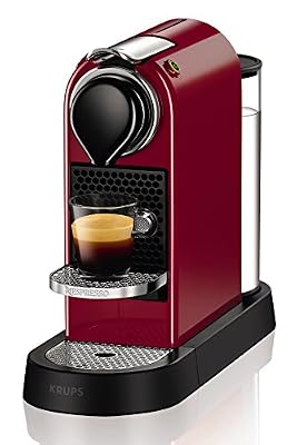 Krups Nespresso CitiZ Flow XN7405 Cafetière unidose 19 bars Plateau amovible Rouge