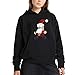 Produktbild FymiaMänner Frau Weihnachten Cartoon Print Langarm mit Kapuze Sweatshirt Tops