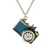 Produktbild Vintage Gemstone Enamel Camera Shaped Anhänger Pendant Sweater Halskette Necklace
