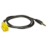  tomzz Audio 7551-002 AUX-IN Adapter passend für Smart ForTwo (451), FIAT Grande Punto, Alfa 159, auf 3,5mm Klinkenanschluß