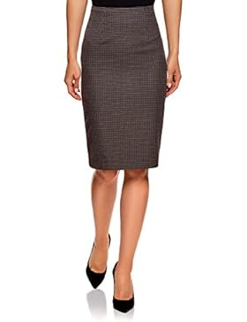 oodji Collection Damen Bleistiftrock Basic