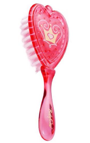 Baby Girl Hair Brush, with Soft Bristle / Princess (Pink)