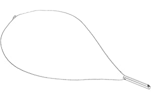 Leftwei Stressabbau Achtsame Halskette, Atemhalskette Spiritueller Schmuck Atemübungsgerät Angstpfeife Halskette für Gewohnheitsmäßige Atemübungen, Meditation, Angstlinderung (Silber)