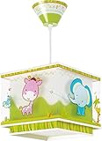 Dalber 63112 Little Zoo Hängelampe, Plastik, gelb, 24 x 24 x 21 cm - 2