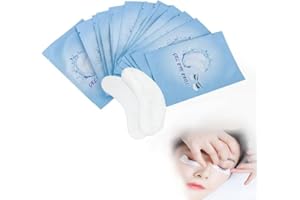 Locisne 120 pares Almohadillas gel debajo ojo almohadillas extensión de pestañas sin pelusas,parches de almohadillas de pestañas para el salón profesional, extensión de pestañas individual