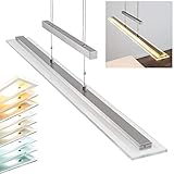 HÖHENVERSTELLBAR: Mithilfe des Stabpendels ist die Leuchte zwischen 88 cm und 160 cm frei höhenverstellbar.