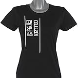 T-Shirt Ich bin Cellerin schwarz Damen Gr. S bis 2XL, Größe:XXL