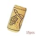 Produktbild Bodbii 15PCS Gerade Flasche Holz Korken Weinflasche Stopper Korken-Flaschen-Stecker Bar Werkzeuge Weinkorken Holzverschlusskappen