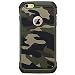 Produktbild iphone 8Plus Camouflage Doppel-Schutz Hülle,SUNAVY 360-Grad Weich Silizium + Hart PC äußereschale Anti-stoß Schutzhülle,Inklusive ein Geschenk Gehärtetem Displayschutzfolie für Apple8 plus,5.5zoll,Grüne