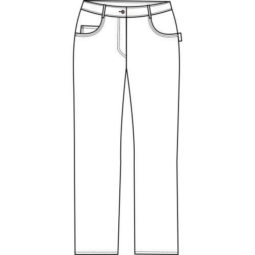 Leiber Damenhose Jeanshose 5 Pocket von 08/1190 - 2