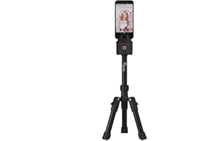 Pivo Stativ Mini ausziehbarer und Leichter Aluminiumständer für Smartphone und Kamera, 35 cm, mit universellem 1/4-Zoll-Gewinde, für Action Cam, DSLR und Pivo Pods