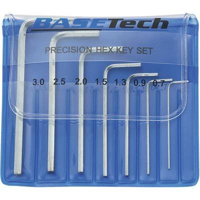 Preisvergleich Produktbild Basetech 7TLG. STIFTSCHLÜSSEL-SATZ 0,7-3,0 MM