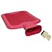 Large Hot Water Bottle With Removable Beautiful Soft Coral Pink Faux Fur Cover