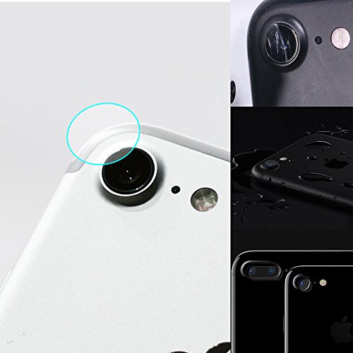 Donkeyphone S21X7G31000 - Protector lente c  mara cristal vidrio templado ultra fino para Apple iPhone 7 8  Transparente