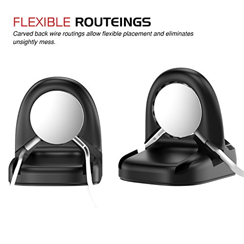 MoKo Apple Watch Serie 1 2 Soporte - Port til Antideslizante Base de Carga Resistente-Ara azos TPU Charging Dock con Ranura de Alambres Compatible con para Apple Watch 38mm 42mm 2015 2016 Negro reviews MoKo Apple Watch Serie 1 2 Soporte - Port til Antideslizante Base de Carga Resistente-Ara azos TPU Charging Dock con Ranura de Alambres Compatible con para Apple Watch 38mm 42mm 2015 2016 Negro