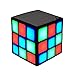 Produktbild FYSTAR Neue Magic Rubik Cube Portable LED RGB Licht tiefe Bässe Bluetooth 3.0 Funklautsprecher mit Mikrofonmodus Freisprechfunktion TF Karte bauen (Schwarz)