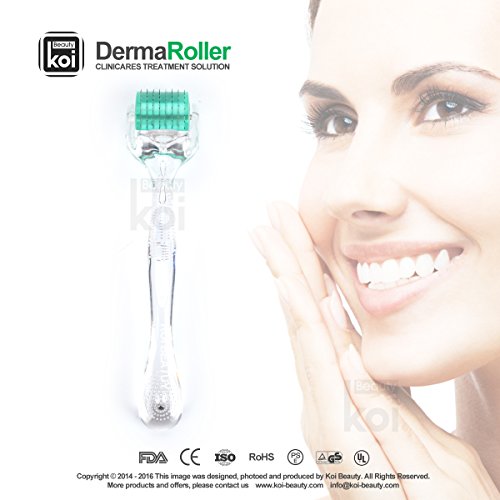 Koi Beauty derma roller 192 needles 0.5-2.0mm tip depth stretch marks hair loss face eye ance (0.5mm)