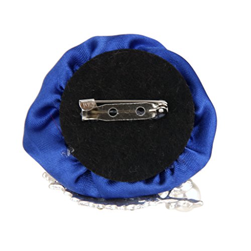 Rosenknospen Anstecker Hochzeit Gästeanstecker Hochzeitsanstecker Anstecknadel – Königblau - 5