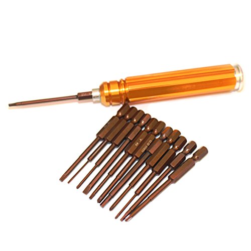 Preisvergleich Produktbild Phantom-Schraubendreher-Werkzeug, BEETEST 12 PCS verbesserte S2 Hochgeschwindigkeits-Stahlschraubenzi... der Werkzeuge für DJI Phantom 2 3 4 repariert