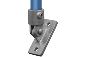 VILO VISIONS Rohrverbinder Temperguss Verzinkt Gerüstrohr Kupplungen T-Clamps® - TÜV geprüft (Gelenkfuß (169), 33,7 mm (1”))