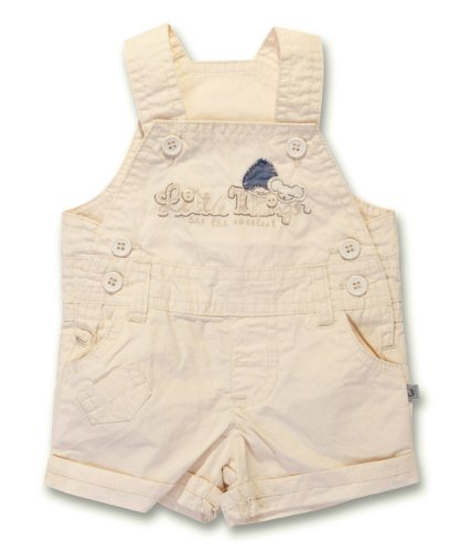 Jacky unisex shortie dungarees, Little Friends, ecru, to fit age 18 months (86) 371402