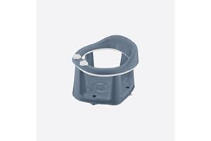 Stolmet 3-in-1 Baby Toddler Bath Support Seat – Safe Bathing, Play Chair, and Feeding Seat – BPA Free – Available in Pastel Pink, Green, Grey, and Blue (Blue)