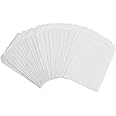 FOCCIUP 3x5 Inch 100 Pack Small Flat Paper Bags Semi-Transparent Glassine Waxed Bags for Party Favor Mini Size